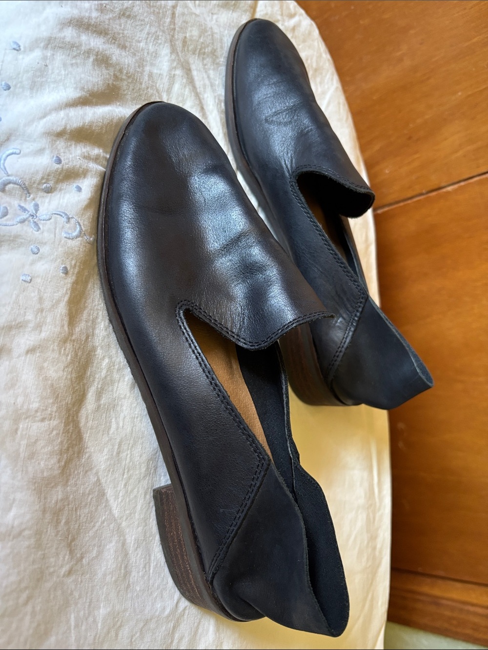 Lucky Brand Black Leather Cahill Loafers
